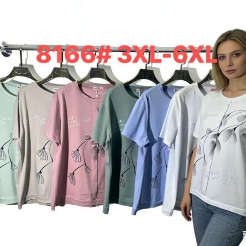 Футболка DGMD (3XL-6XL) 8166 green (лето) DGMD 8166 green