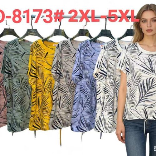 Футболка DGMD (2XL-5XL) D8173 white (лето) DGMD D8173 white