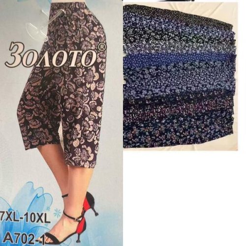 Бриджи АнЯ (7XL-10XL) 702-1 mix (лето) АнЯ 702-1 mix