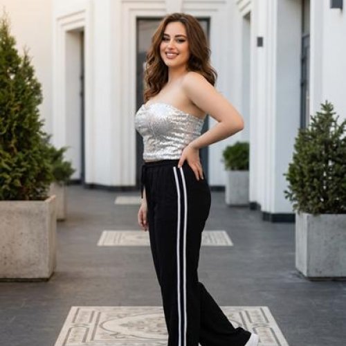 Штаны спорт Sport style (S-XL) 3315 black (деми) Sport style 3315 black