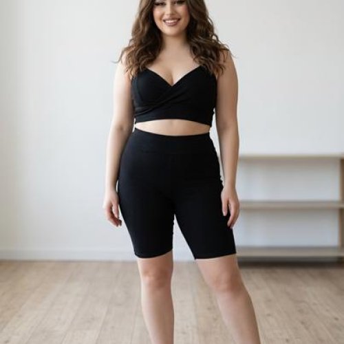 Велосипедки Sport style (XL-4XL) 5071 black (деми) Sport style 5071 black