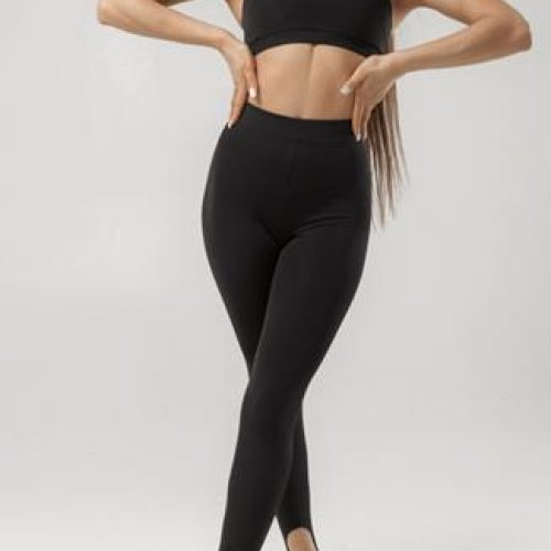 Лосины Sport style (S-XL) 53661 black (деми) Sport style 53661 black