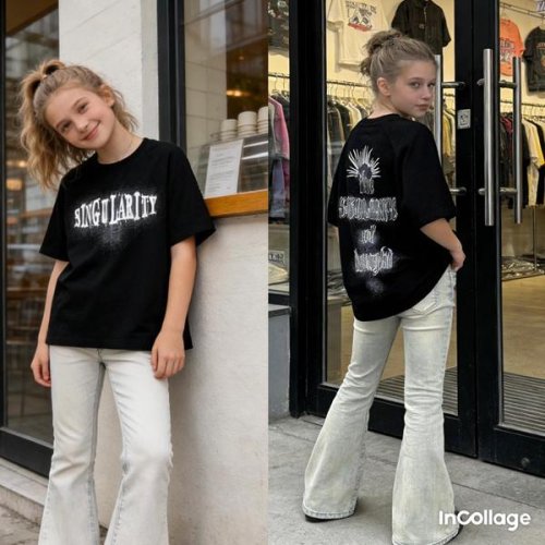 Футболка Fili kids (150-180) 26206 black (лето) Fili kids 26206 black
