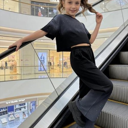 Костюм Fili kids (120-160) 31016 black (лето) Fili kids 31016 black