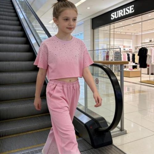 Костюм Fili kids (120-160) 31016 pink (лето) Fili kids 31016 pink