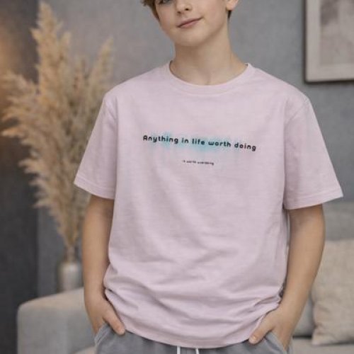 Футболка SunnyTot (130-170) 28029 powder (лето) SunnyTot 28029 powder