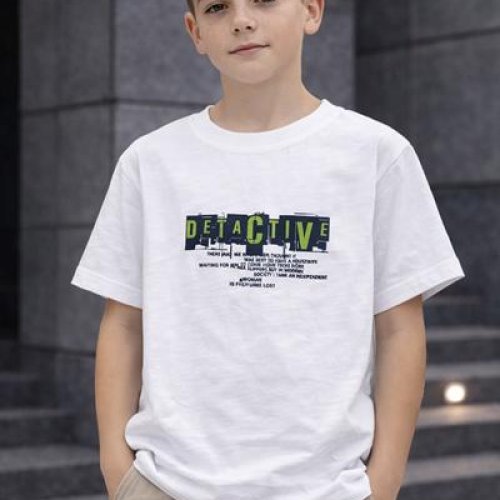 Футболка SunnyTot (110-150) B013 white (лето) SunnyTot B013 white