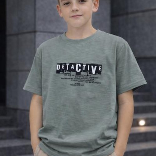 Футболка SunnyTot (110-150) B013 olive (лето) SunnyTot B013 olive