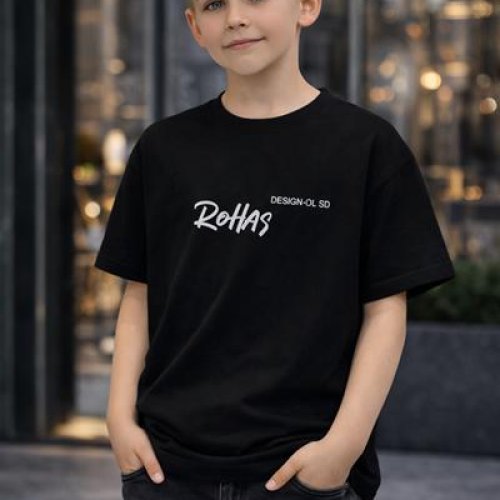 Футболка SunnyTot (130-170) LE806 black (лето) SunnyTot LE806 black