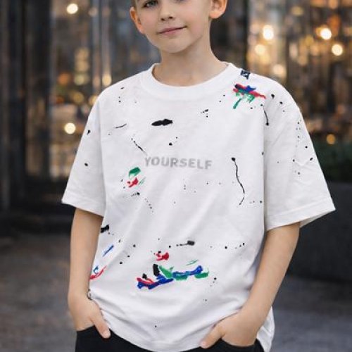 Футболка SunnyTot (120-160) ZT816 white (лето) SunnyTot ZT816 white