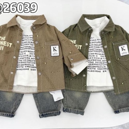 Костюм SunnyTot (90-130) 26039 khaki (деми) SunnyTot 26039 khaki