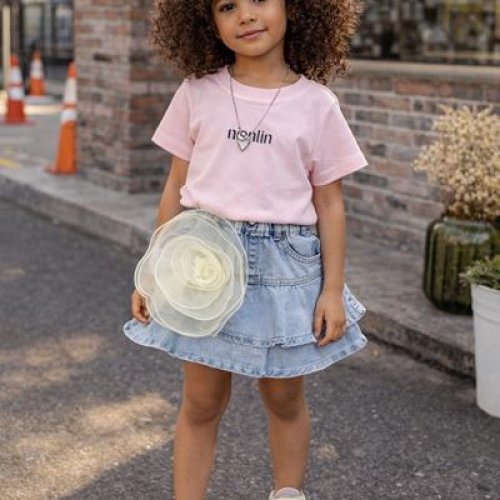 Костюм SunnyTot (120-160) 9136 pink (лето) SunnyTot 9136 pink