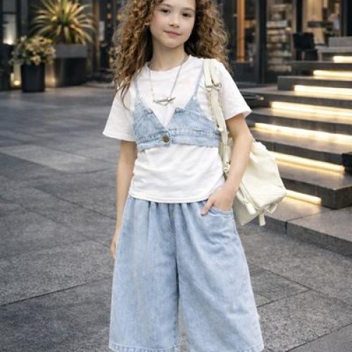 Костюм SunnyTot (120-160) 9151 white (лето) SunnyTot 9151 white