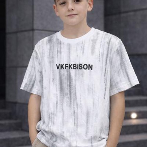 Футболка SunnyTot (130-170) 88085-1 white (лето) SunnyTot 88085-1 white