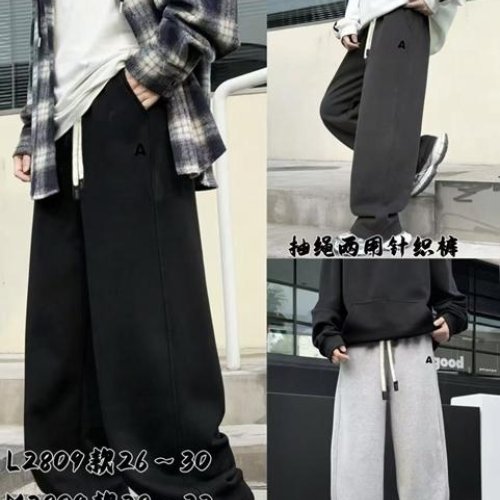 Штаны спорт SunnyTot (140-180) N2809 black (деми) SunnyTot N2809 black