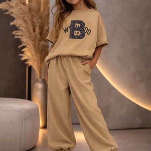 Костюм спорт SunnyTot (120-160) 249962 beige (деми) SunnyTot 249962 beige