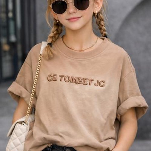 Футболка SunnyTot (120-160) AX8040 beige (лето) SunnyTot AX8040 beige