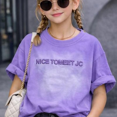 Футболка SunnyTot (120-160) AX8040 purple (лето) SunnyTot AX8040 purple