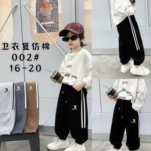 Штаны спорт SunnyTot (90-120) 002 black (деми) SunnyTot 002 black