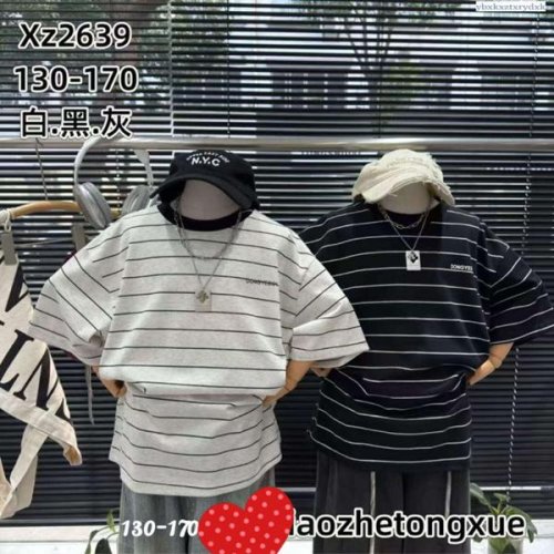 Футболка SunnyTot (130-170) XZ2639 black (лето) SunnyTot XZ2639 black