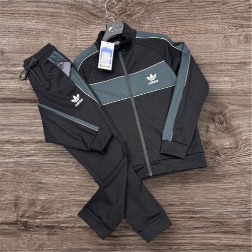 Костюм спорт F.T.H (L-4XL) F994 black (деми) F.T.H F994 black