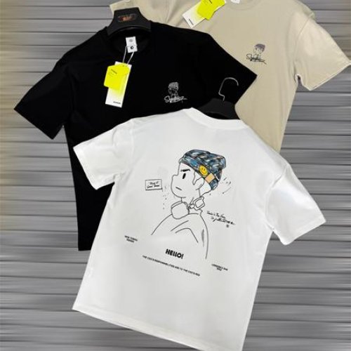 Футболка F.T.H (L-4XL) F1036 beige (лето) F.T.H F1036 beige