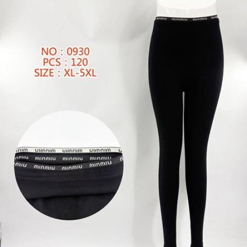 Лосины Kenalin (XL-5XL) 0930 black (деми) Kenalin 0930 black