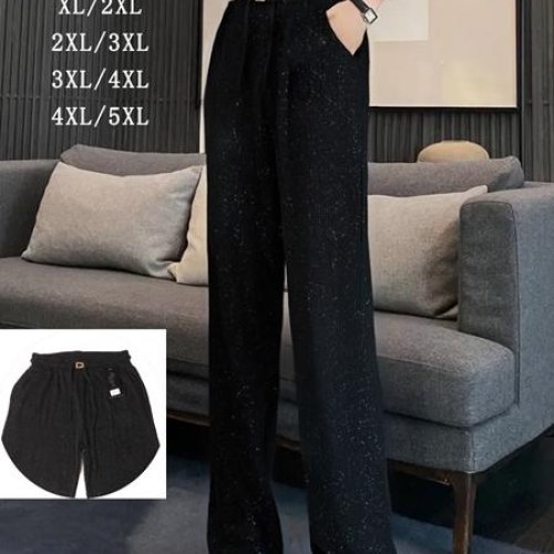 Штаны спорт Kenalin (XL-5XL) 2310-2 black (деми) Kenalin 2310-2 black