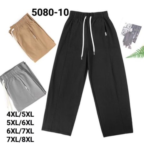 Штаны спорт Kenalin (4XL-8XL) 5080-10 mix (деми) Kenalin 5080-10 mix