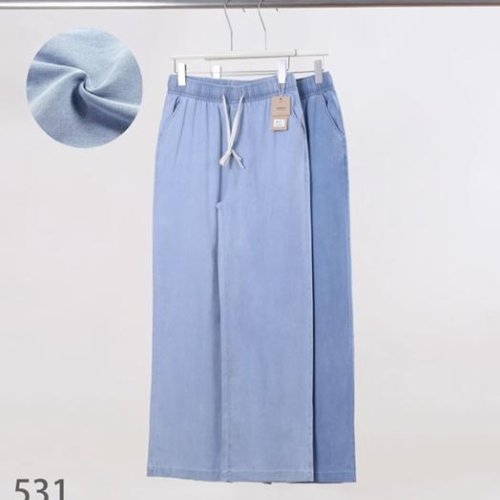 Джинсы Kenalin (3XL-6XL) 531 l.blue (деми) Kenalin 531 l.blue