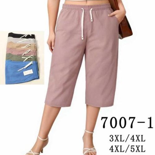 Бриджи Kenalin (3XL-7XL) 7007-1 mix (лето) Kenalin 7007-1 mix