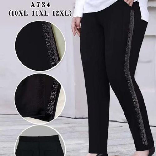 Штаны Kenalin (10XL-12XL) 734 black (деми) Kenalin 734 black