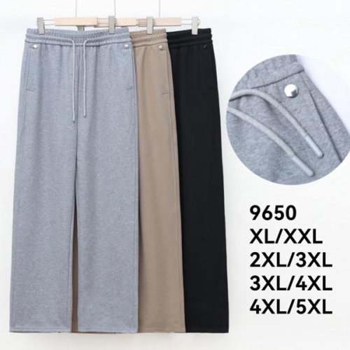 Штаны спорт Kenalin (XL-5XL) 9650 l.grey (деми) Kenalin 9650 l.grey