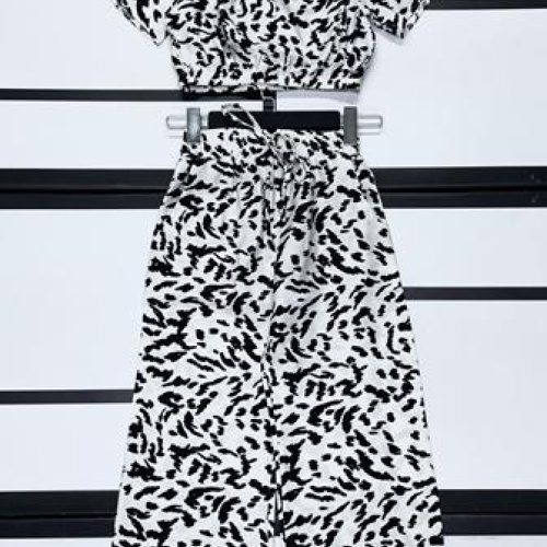 Костюм Kosmy (134-158) 573-1 white-black (деми) Kosmy 573-1 white-black