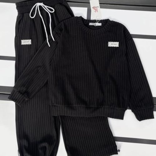 Костюм спорт Kosmy (128-152) 394 black (деми) Kosmy 394 black