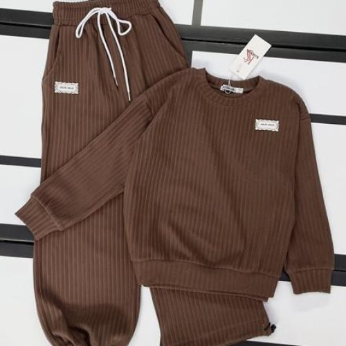 Костюм спорт Kosmy (128-152) 394 brown (деми) Kosmy 394 brown