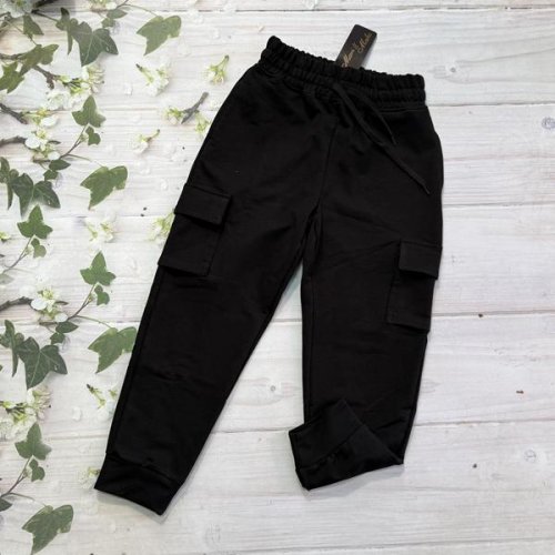 Штаны спорт Marimaks (122-140) 1070 black (деми) Marimaks 1070 black