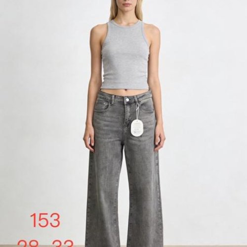 Джинсы NewJeans (28-33) 153 grey (деми) NewJeans 153 grey