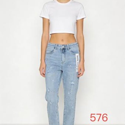 Джинсы NewJeans (25-30) 576 l.blue (деми) NewJeans 576 l.blue