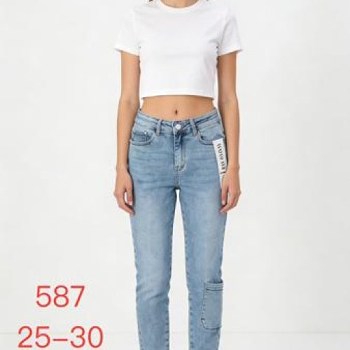 Джинсы NewJeans (25-30) 587 l.blue (деми) NewJeans 587 l.blue