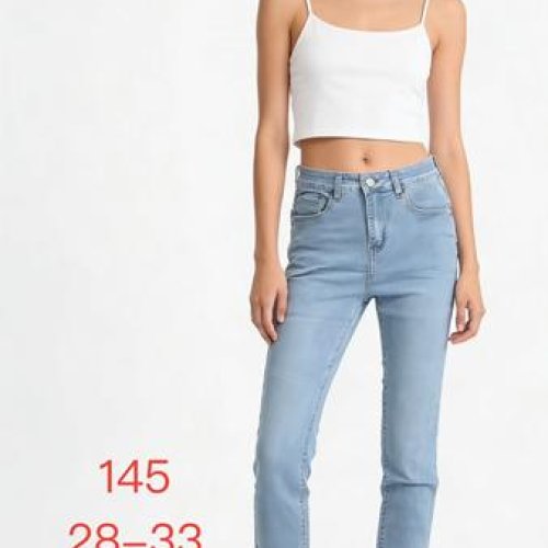 Джинсы NewJeans (28-33) 145 l.blue (деми) NewJeans 145 l.blue