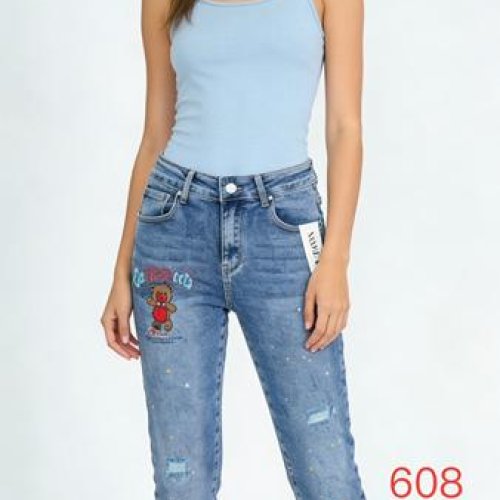 Джинсы NewJeans (25-30) 608 l.blue (деми) NewJeans 608 l.blue