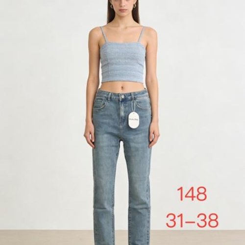 Джинсы NewJeans (31-38) 148 l.blue (деми) NewJeans 148 l.blue
