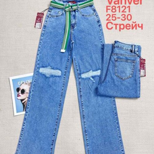 Джинсы Vanver (25-30) F8121 l.blue (деми) Vanver F8121 l.blue