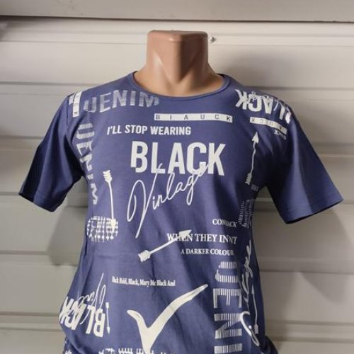 Футболка Panda (M-2XL) 1575 blue (лето) Panda 1575 blue