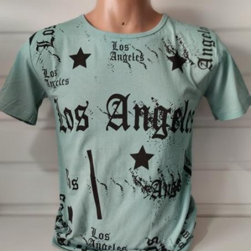 Футболка Panda (M-2XL) 1581 mint (лето) Panda 1581 mint