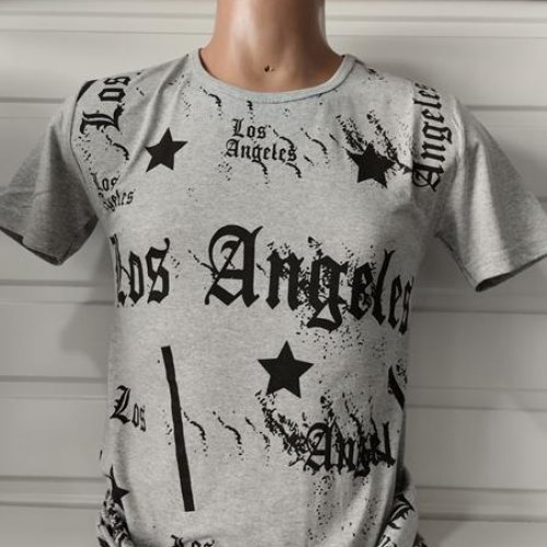 Футболка Panda (M-2XL) 1582 grey (лето) Panda 1582 grey