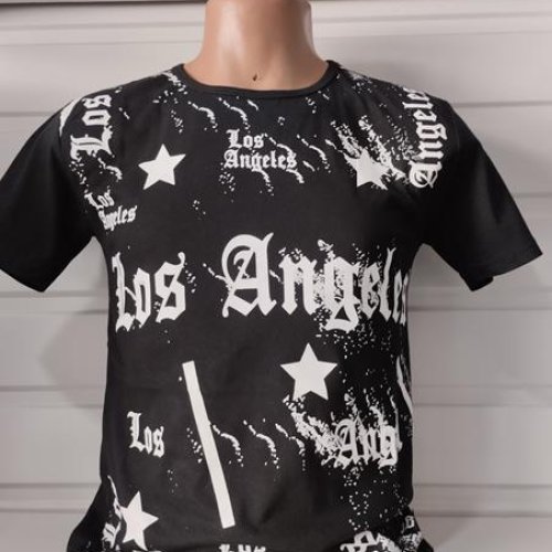 Футболка Panda (M-2XL) 1583 black (лето) Panda 1583 black