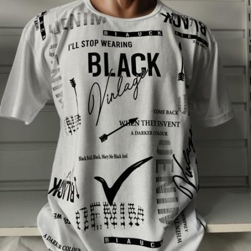 Футболка Panda (XL-4XL) 1586 white (лето) Panda 1586 white