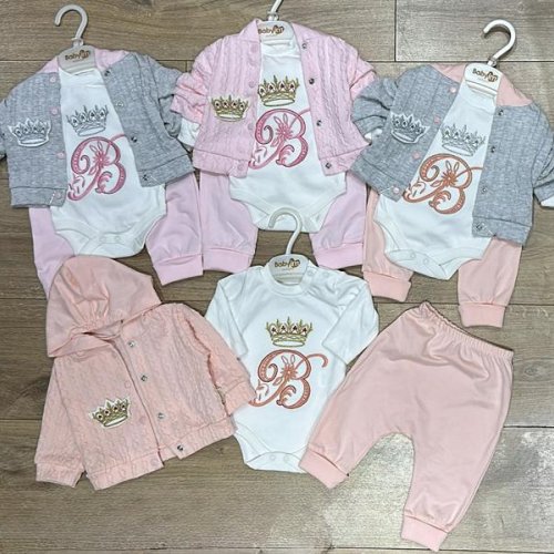 Костюм Baby Boom (0.3-0.9) BB16 grey-peach (деми) Baby Boom BB16 grey-peach